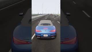 Mercedes SL 63 Mayhem HighSpeed Crashes in BeamNGdrive [upl. by Ahsyek]