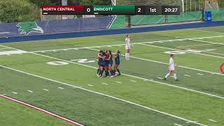 Endicott Womens Soccer Highlights vs North Central Ill [upl. by Havens]