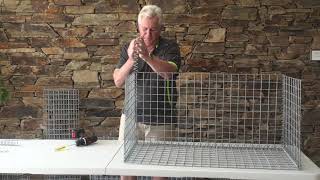 Gabion Basket Assembly  by Yarrabee amp Castlemaine Stone [upl. by Bollay542]