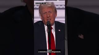 quotWe must not criminalize dissent or demonize political disagreement quot Trump at RNC [upl. by Karlyn]