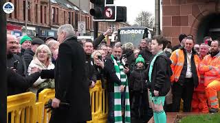 Sights and Sounds from the Unveiling of the statue of Billy McNeill at Bellshill 26th November 2022 [upl. by Ezeerb]