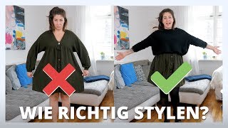 GROßE GRÖßEN RICHTIG STYLEN  Mode Trends als Frau mit Kurven  kleinundkurvig [upl. by Latsirc]