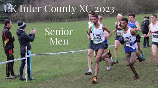 UK CAU Inter Counties XC Senior Men 2023 [upl. by Haeckel750]