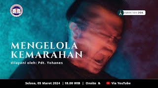 Kebaktian Doa GKKK Malang quotMengelola Kemarahanquot  Pdt Yohanes  05 Maret 2024 [upl. by Krystyna]