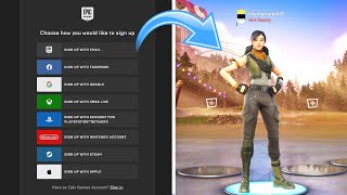 How to CREATE AN EPIC GAMES ACCOUNT EASY METHOD [upl. by Alilad222]