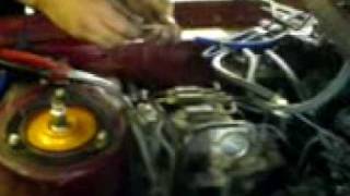 2JZGTE valve spring change in 120sec [upl. by Aihsotal449]