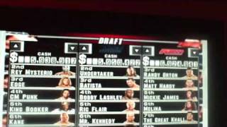 WWE Smackdown vs Raw 2008 GMMode Walkthrough Draft [upl. by Lehcsreh467]