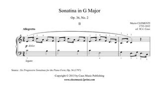 Clementi  Sonatina Op 36 No 2 23 [upl. by Anihta]