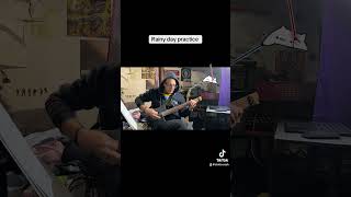 Rainy day electric guitar practice [upl. by Yttak]