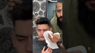 Fake blood 🩸 foryou barber friseur asmr barbershop keşfet fypシ゚viral shorts deutsch hair [upl. by Yrrac]