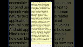 ElevenLabs Reader AI Android app launch for blind AI pdf articles reader natural human TTS voices 🔥🔥 [upl. by Ojoj879]