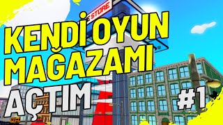 🎮 KENDİ OYUN DÜKKANIMI AÇTIM🎮  Game Store Tycoon  Roblox Türkçe [upl. by Meuse]