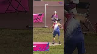 Gran impulsión de la bala Paratletismo F63 [upl. by Grimonia]