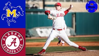 McNeese State vs Alabama Highlights Game 1  2021 College Baseball Highlights [upl. by Alahs708]