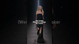 Alex Consani walks for Ann Demeulemeester SS24 fashion runway model [upl. by Ydoow]