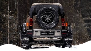 Land Rover Defender AT35  Wide Body kit By Arctic Trucks [upl. by Esorylime]