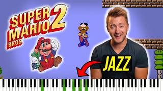 This Mario 2 Theme Is An ENTIRE Jazz Piano MASTERCLASS [upl. by Nilekcaj]