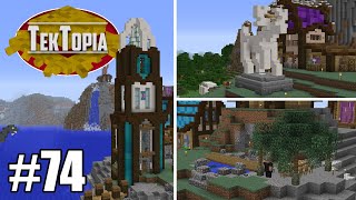 TekTopia 74  The Final Builds Minecraft Villager Mod [upl. by Tarabar18]