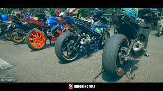 Yamaha Y15 Custom Geng Tayar Besar [upl. by Vargas]