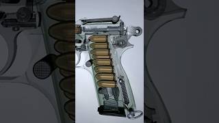 Short Recoil  Tilting barrel Browning HP [upl. by Ytsrik]