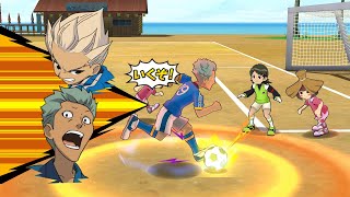 Inazuma Eleven Go Strikers 2013 Inazuma Japan 16 Vs Inazuma Girls 8 Wii 1080p DolphinGameplay [upl. by Redle]