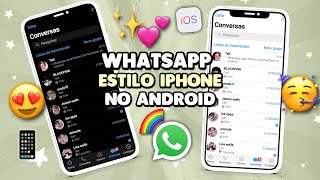 SAIU WHATSAPP IGUAL IPHONE IOS 16 NO ANDROID 2023 🥳 NOVA ATUALIZAÇÃO [upl. by Dixon792]