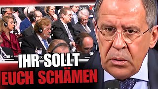 UNFASSBAR🚨Russischer Außenminister STÜRMT NATO GIPFEL [upl. by Wartow387]