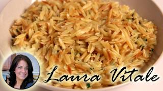 Buttery Parmesan Orzo Recipe  Laura Vitale  Laura in the Kitchen Episode 306 [upl. by Allerim]