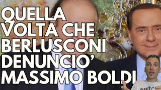 Quando BERLUSCONI denunciò MASSIMO BOLDI [upl. by Bobbette255]