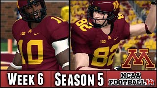 NCAA Football 14 Dynasty Week 6 vs Purdue Season 5 [upl. by Vinia]