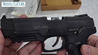 Baikal MP446 Viking Pistol detail Review Russian made [upl. by Herby]