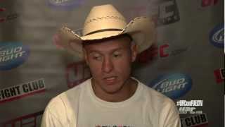 UFC ON FUEL TV Cowboy Cerrone vs Jeremy Stephens Interview [upl. by Ocramed27]