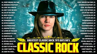 Top 100 Classic Rock Songs Of 80s 90s🔥ACDC The Eagles Queen Def Leppard Guns N Roses Aerosmith [upl. by Rayle141]