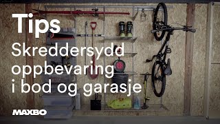 Skreddersydd oppbevaring i bod og garasje [upl. by Sualokin653]