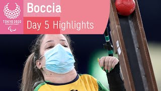 Boccia Highlights  Day 5  Tokyo 2020 Paralympic Games [upl. by Odinevneib544]