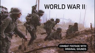 WORLD WAR II Original Color Footage With Sounds [upl. by Ozan]