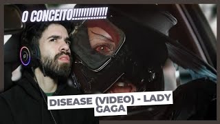 REAÇÃO Disease Official Music Video  Lady Gaga  Reaction  React [upl. by Henryk]