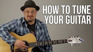 How to Tune Your Guitar For Beginners [upl. by Duval]