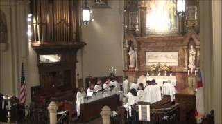 Adoremus in Aeternum and Laudate Dominum Mozart  Corpus Christi 2012 St Johns Detroit [upl. by Esdras]