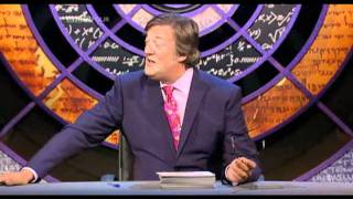 QI Making fun of Stephen Fry Part 3 [upl. by Llenrev]