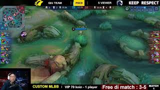 MATCH 1  QIU TEAM vs 5 VIEWER [upl. by Pacian769]