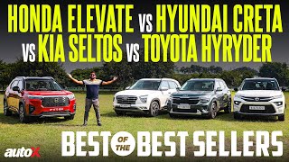 2023 Honda Elevate vs Hyundai Creta vs Kia Seltos vs Toyota Hyryder  Best SUV Under 20 lakh  autoX [upl. by Dionne]