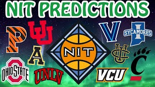 FULL March Madness NIT Tournament 2024 Bracket Predictions [upl. by Rushing]