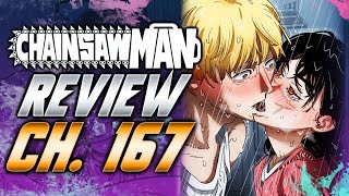 Denji Finally 💦 amp Yorus Kiss  Chainsaw Man Chapter 167 Review [upl. by Giuditta363]