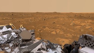 Perseverance Mars Rover’s MastcamZ View of Van Zyl Overlook 360 video  audio [upl. by Everara]