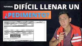 Llenado de PEDIMENTOTUTORIALanexo 22parte II [upl. by Ogu]