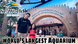 Inside SeaWorld Yas Island Abu Dhabi Worlds Largest Aquarium [upl. by Ahsiek430]