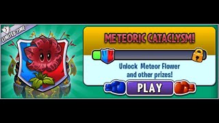 Plants vs Zombies 2 Arena Week 244 Meteor Flower  528 Million Free Plants Only [upl. by Slohcin]