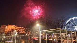 Budapest New Years Eve Nightlife  Nice Fireworks at the End [upl. by Jez]