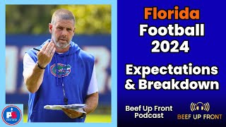 Florida Football 2024 Expectations amp Breakdown  Beef Up Front Podcast [upl. by Lad870]